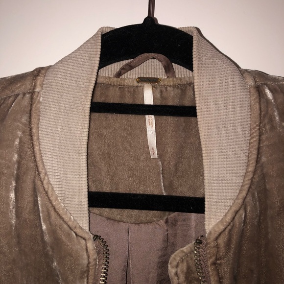 Free People Velvet Bomber - Picture 5 of 5